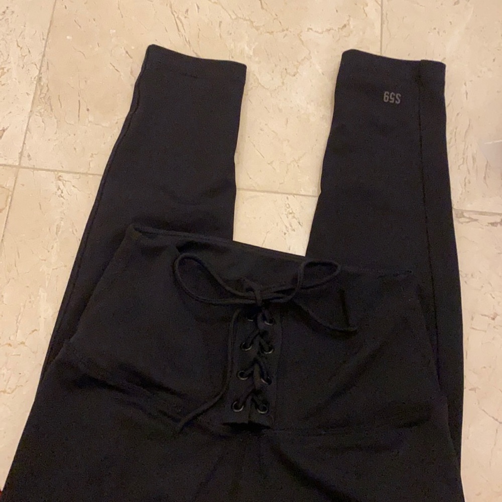Splits59 lace up leggings